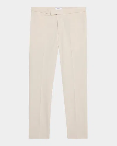 Reiss Found Slim Fit Drawcord Pants In Stone