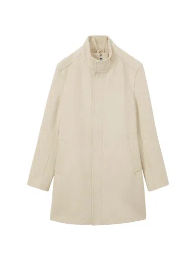 Reiss Men's Fuel Felt Coat In Blue