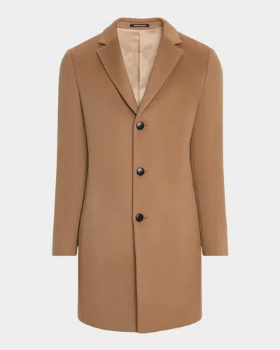 Reiss Men's Gable Wool Epsom Overcoat In Camel