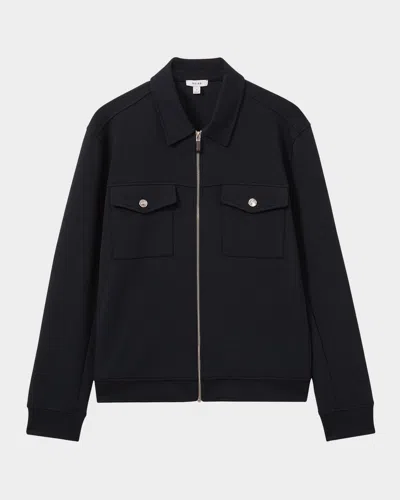 REISS MEN'S MEDINA ZIP SHIRT JACKET