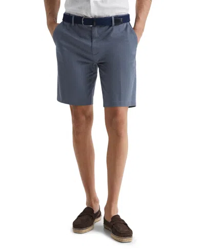 Reiss Men's Modern Fit Cotton Blend Chino Shorts In Blue
