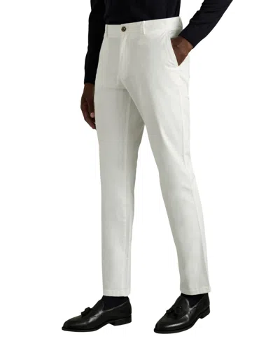 Reiss Men's Pitch Stretch Slim-fit Cotton-blend Chinos Pants In White
