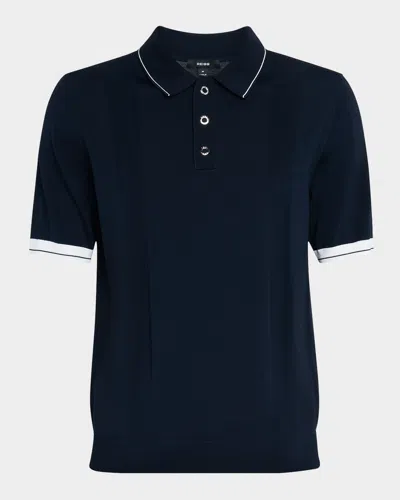 Reiss Men's Portman Knit Polo Shirt