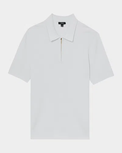 Reiss Men's Regis Half-zip Texture Knit Polo Shirt