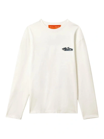 Reiss Men's  X Mclaren F1 Team Beaton Long-sleeve T-shirt In White