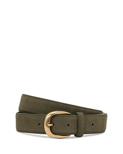 Reiss Men's Relaxed Suede Leather Belt In Multi