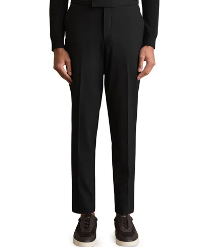 Reiss Men's Stretch Slim-fit Drawstring Trousers In Black