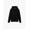 Reiss Mens Vy Blue Fabien Drawstring Regular-fit Stretch-jersey Hoody In Holland Navy