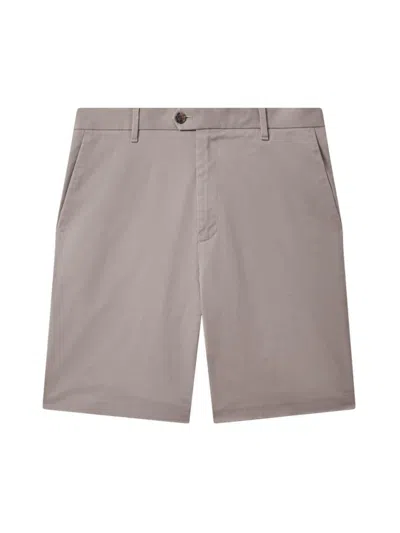 Reiss Men's Wicket Cotton-blend Shorts In Gray