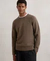 Reiss Foulton Wool & Cashmere Raglan Sweater In Brown
