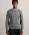 Reiss Foulton Wool & Cashmere Raglan Sweater In Gray