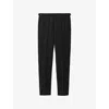 Reiss Mens  Aspire Mid-rise Slim-fit Wool Trousers In Black