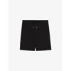 Reiss Mens Black Barber Drawstring-waist Regular-fit Stretch-jersey Shorts Xs
