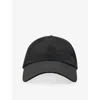 Reiss Mens Black Paxton Logo-embroidered Nylon Baseball Cap