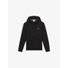 Reiss Mens Black  X Mclaren Apex Logo-print Stretch-woven Hoody In Black