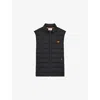 Reiss X Mclaren Foster Speedmark Regular Fit Quilted Vest In Black