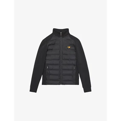 Reiss Mens  X Mclaren Mayer Hybrid Padded Woven Jacket Black
