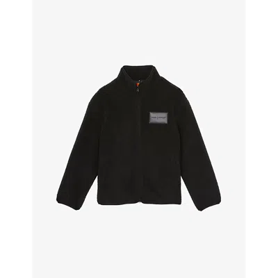 REISS MENS REISS X MCLAREN SNOOP LOGO-EMBROIDERED FLEECE JACKET