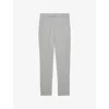 Reiss Mens  Found Slim-fit Drawstring Woven Trousers In Gray