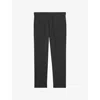 Reiss Mens Grey Promise Slim-fit Wool-blend Trousers