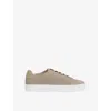Reiss Mens  Finley Knit Low-top Trainers In Light Khaki