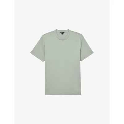 Reiss Mens Mint Green Bradley Short-sleeved Jersey T-shirt Xs