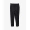 Reiss Mens Navy Belmont Slim-fit Stretch Wool-blend Trousers In Navy
