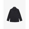 Reiss Mens Navy Bryson Removable-gilet Patch-pocket Stretch-woven Jacket Xl In Blue