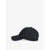 Reiss Mens Emery Logo-plaque Woven Baseball Cap Navy