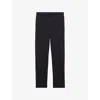Reiss Mens Gerrard Slim-fit Straight-leg Stretch-jersey Trousers Navy
