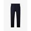 Reiss Mens Navy Belmont Slim-fit Stretch Wool-blend Trousers In Navy