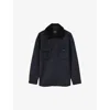 Reiss Pernix Brushed Wool Jacket In Navy