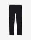 Reiss Mens Navy Pitch Slim-leg Washed-finish Stretch-cotton Chinos