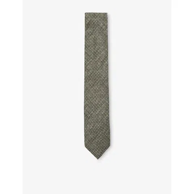 Reiss Mens  Aurelio Dotted Silk T