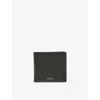 Reiss Mens Chocolate Cabot Branded Leather Wallet In Brown