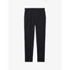 Reiss Mens Navy Belmont Slim-fit Stretch Wool-blend Trousers In Navy