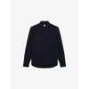Reiss Navy Slim-fit Button-down Collar Cotton Oxford Shirt