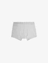 Reiss Mens Multi Heller Logo-print Pack Of Three Stretch-organic Cotton Boxers In Multi