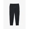 Reiss Mens Navy Hold Patch-pocket Tapered-leg Stretch-jersey Cargo Trousers In Navy