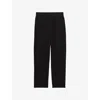 Reiss Mens Black Hugo Cotton-jersey Jogging Bottoms Xl