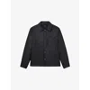 Reiss Mens Hyde Patch-pocket Regular-fit Padded Shell Overshirt Navy