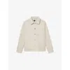Reiss Mens Hyde Patch-pocket Regular-fit Padded Shell Overshirt Stone In Stone