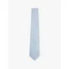 Reiss Mens  Liam Polka-dot Woven T In Light Blue