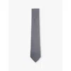 Reiss Navy Orta Silk Chain Pattern Tie In Navy