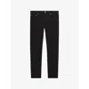 Reiss Mens Stay Black Picton Slim-fit Stretch-denim Jeans In Stay Black