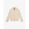 Reiss Mens Ecru Preach Side-pocket Lyocell-blend Jacket Xs In Multi