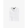 Reiss Mens White Storm Reg Long-sleev Cotton-twill Shirt Xl