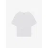 Reiss Mens White Tate Relaxed-fit Short-sleeve Cotton T-shirt Xs In White