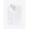 Reiss Mens White Remote Slim-fit Long-sleeve Cotton Shirt Xl