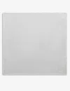 Reiss Mens Silver Ceremony Logo-print Silk Pocket Square